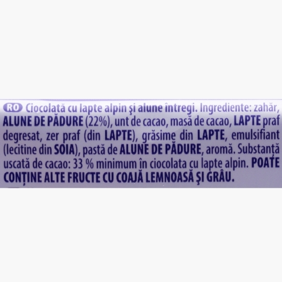 Ciocolată cu lapte alpin Extra Chunky 190g
