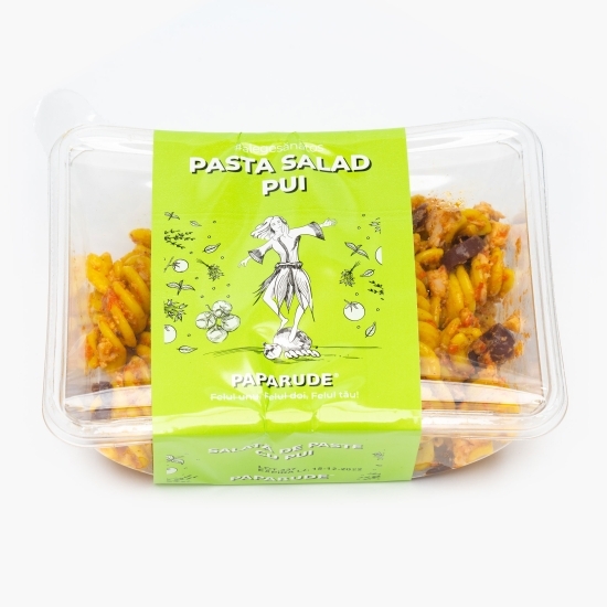 Salată de paste, piept pui și măsline 200g
