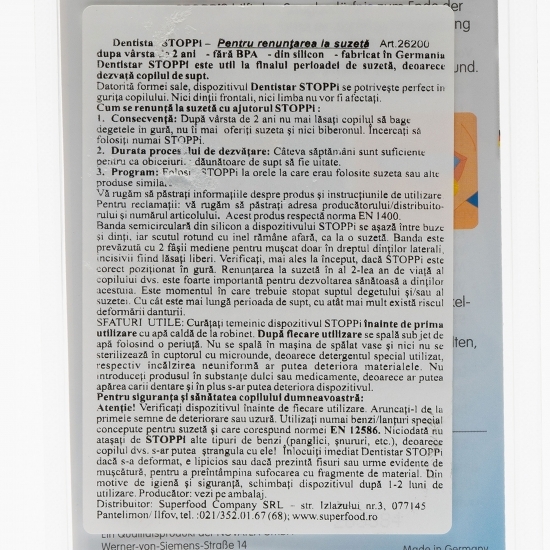 STOPPi dispozitiv pentru renunțarea la suzetă, +2 ani