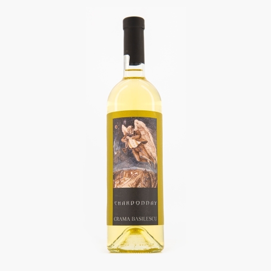 Vin alb sec Chardonnay Îngeri din Micul Paris, 14%, 0.75l 