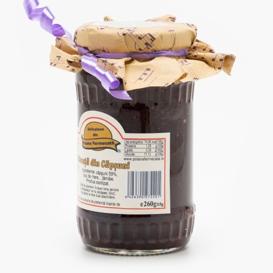 Dulceață de căpșuni fără adaos de zahăr 260g