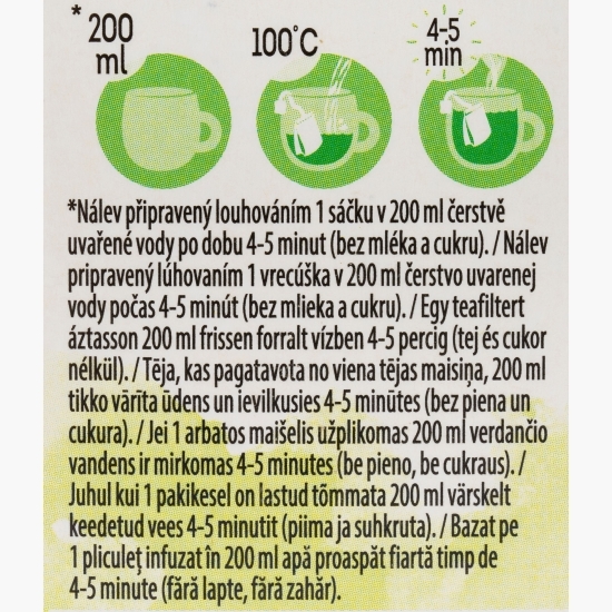 Ceai cu aromă de mango și urzică, 20 plicuri 