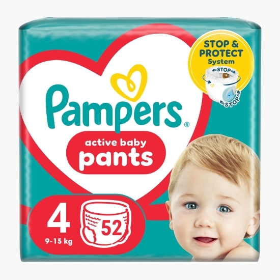 Scutece chiloțel Pants Jumbo Pack, mărimea 4, 9-15kg, 52 buc