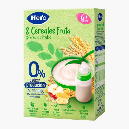 8 Cereale cu fructe, fără lactoză, +6 luni 340g
