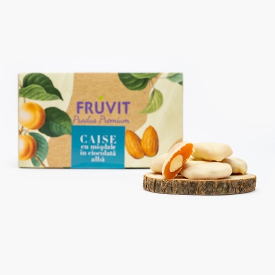 Caise în ciocolată albă 200g