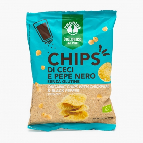 Chipsuri eco de năut și piper negru 40g