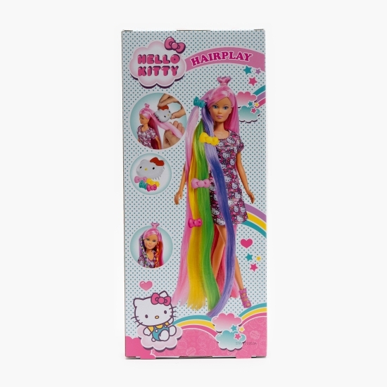 Păpușă Steffi Love Hello Kitty-păr curcubeu, +3 ani