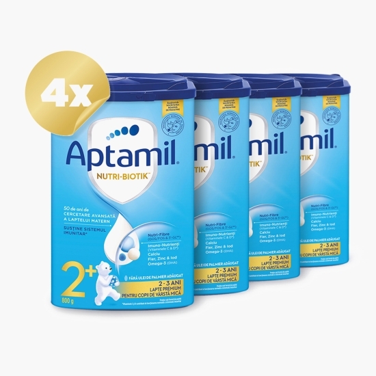 Pachet 4 x Lapte praf NUTRI-BIOTIK 2+, 2-3 ani, Nutricia, 800g