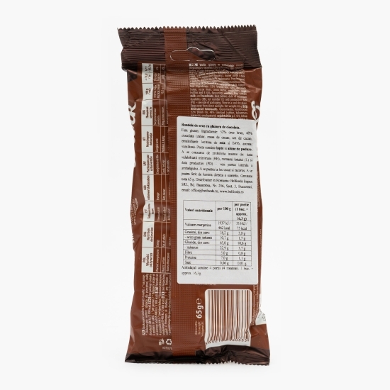 Rondele de orez cu glazură de ciocolată 65g