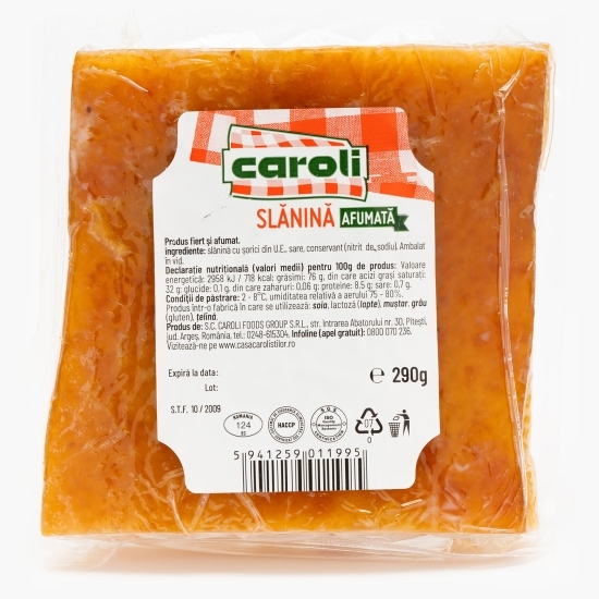 Slănină afumată 290g