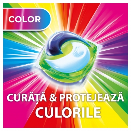Detergent de rufe capsule All in One Pods Color, 108 spălări