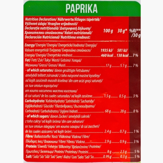 Chips de orez cu paprika 60g