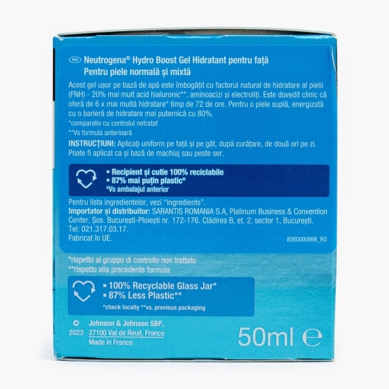 Gel hidratant Hydro Boost pentru ten normal și mixt 50ml