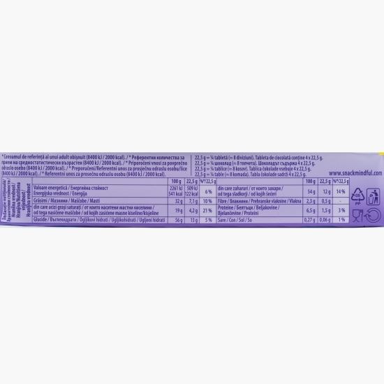 Ciocolată aerată cu lapte alpin 90g