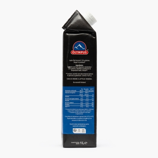 Lapte high protein, fără lactoză, 1.5% grăsime, 1l
