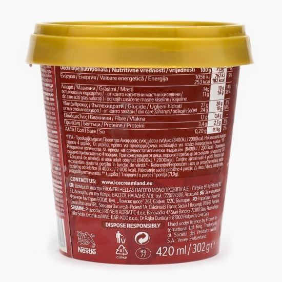 Înghețată Brownies & Salted Caramel, 0.42l