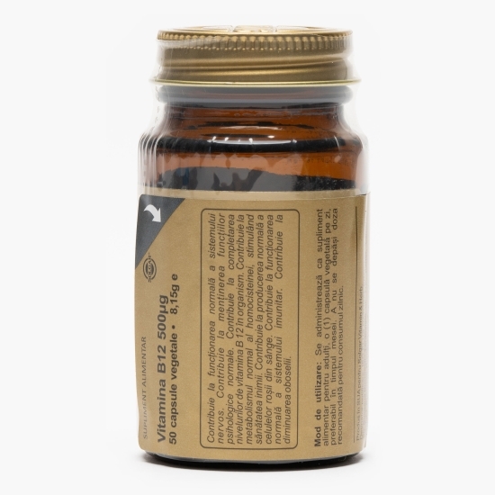 Vitamina B12 500 μg ,50 capsule vegetale 