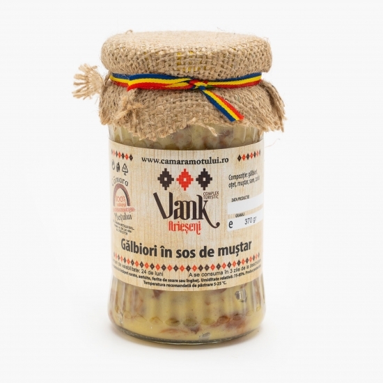 Gălbiori în sos de muștar 370g