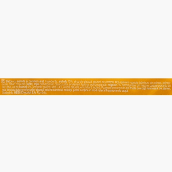 Baton cu arahide și caramel sărat 45g