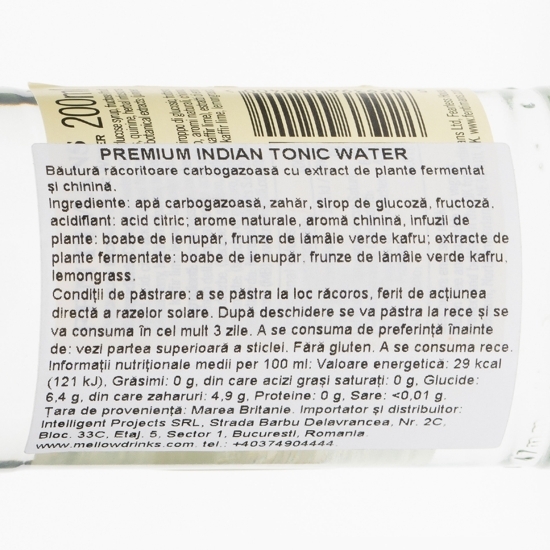 Băutură carbogazoasă Premium Indian Tonic Water 0.2l