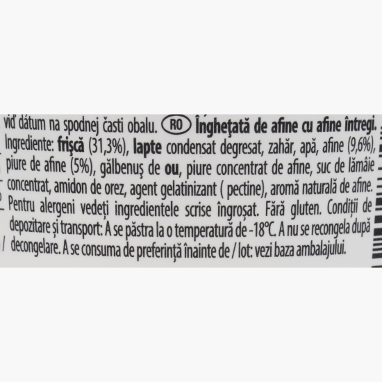 Înghețată de afine și frișcă 460ml (383g)
