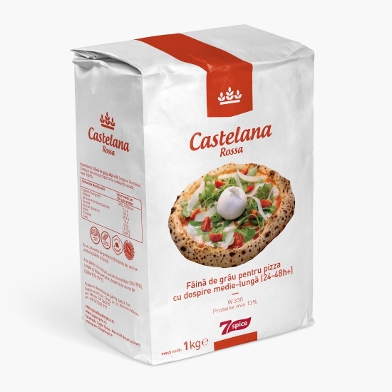Făină de grâu pentru pizza Castelana Rossa 1kg
