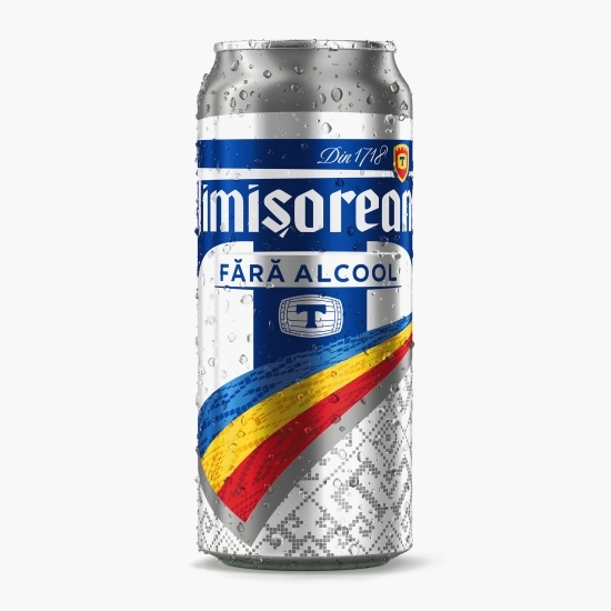 Bere blondă fără alcool doză 0.5l 