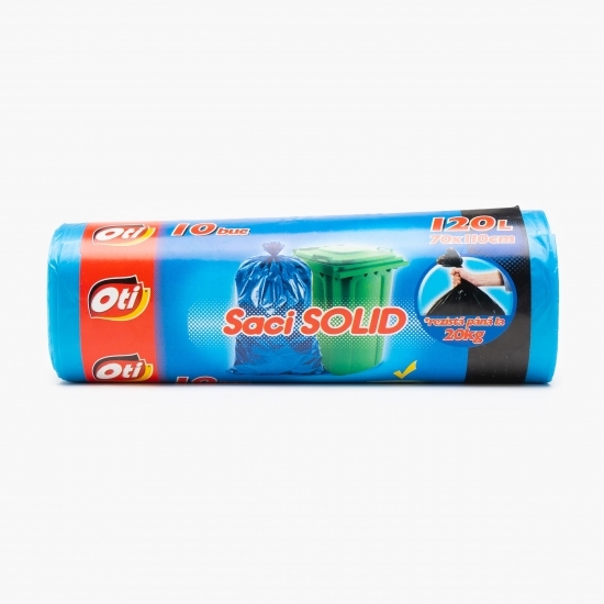 Saci menajeri Solid 120l 10 buc