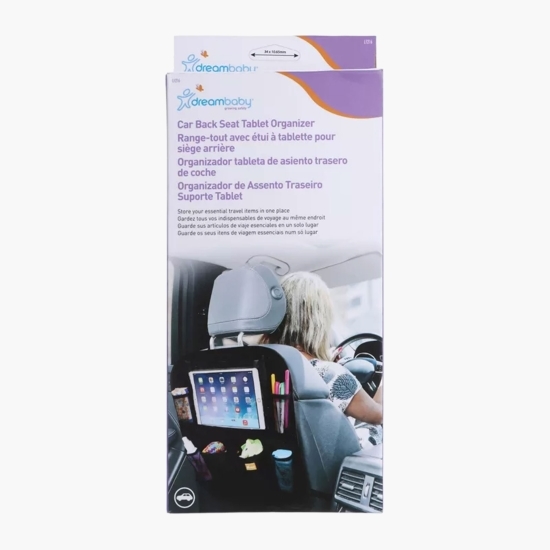 Organizator multimedia pentru scaun auto, negru