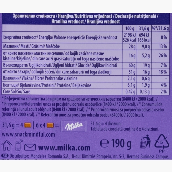 Ciocolată cu lapte alpin Extra Lotus Biscoff 190g