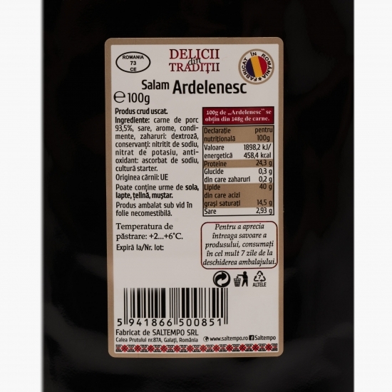 Salam ardelenesc 100g