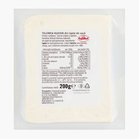 Telemea de vacă Huedin 200g