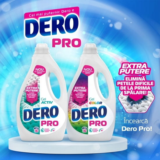 Detergent de rufe lichid Pro Gel Color, 36 de spălări, 1.8l