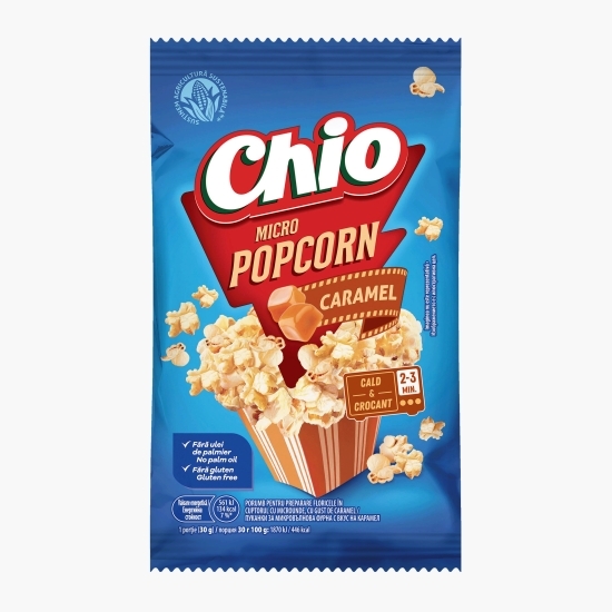 Popcorn microunde cu gust de caramel 90g
