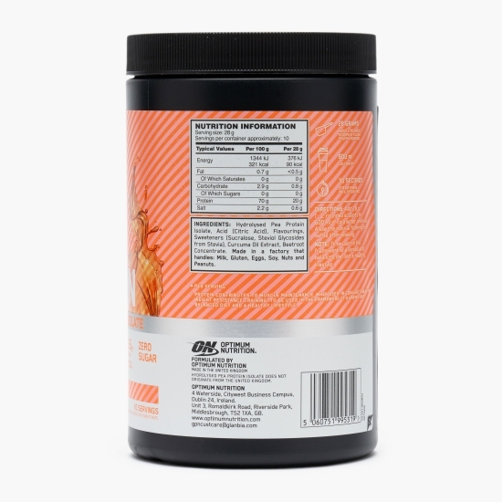 Proteine vegetale zero zahăr Gold Standard Clear Plant, aromă piersici, 280g 
