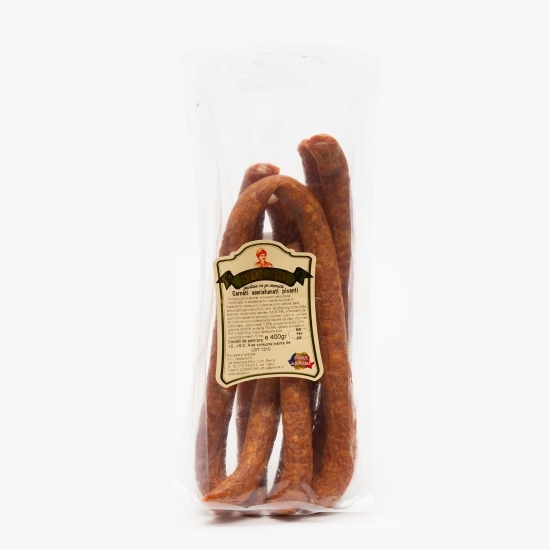 Cârnați semi-afumați picanți 400g