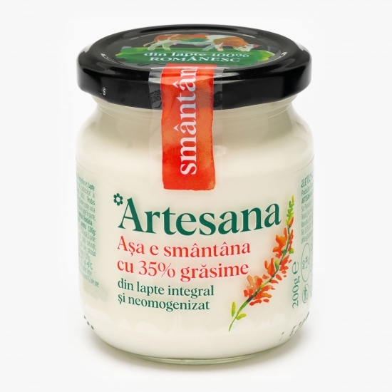 Smântână din lapte de vacă 35% grăsime 200g