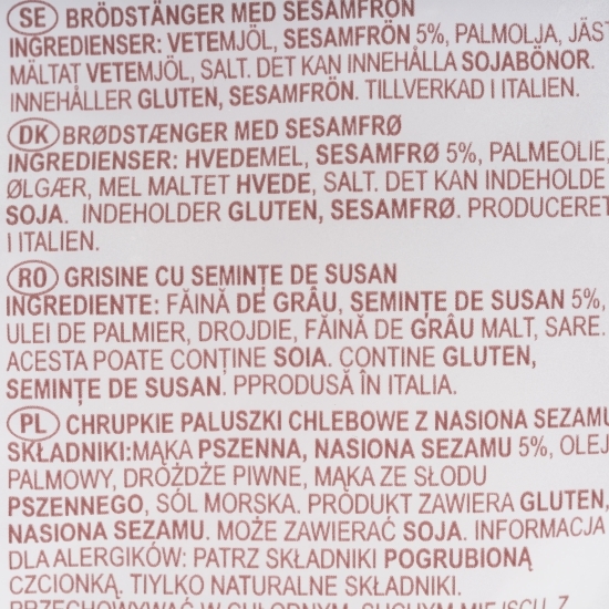 Grisine cu susan 250g