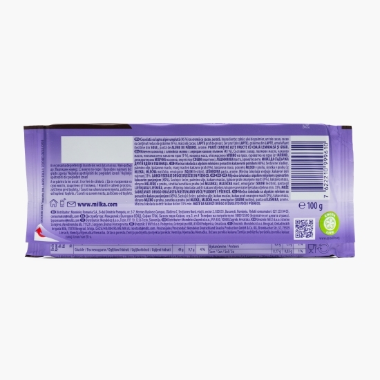 Ciocolată umplută cu cremă de cacao aerată 100g