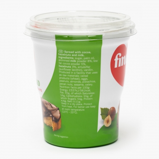 Cremă tartinabilă cu cacao, alune de pădure și lapte Spread 400g