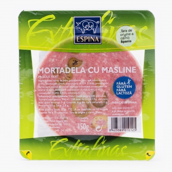 Mortadela cu măsline 150g
