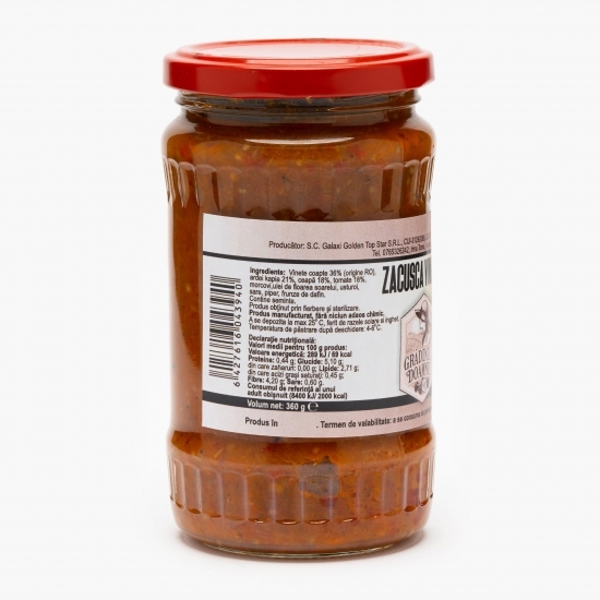 Zacuscă vinete și ardei 360g