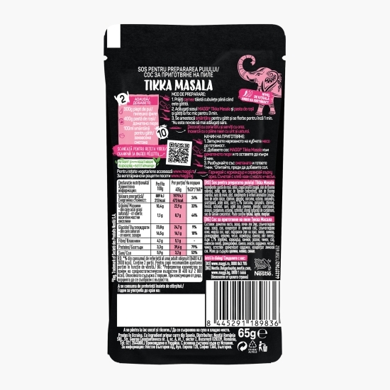 Sos condimentat în stil indian Tikka Masala 65g