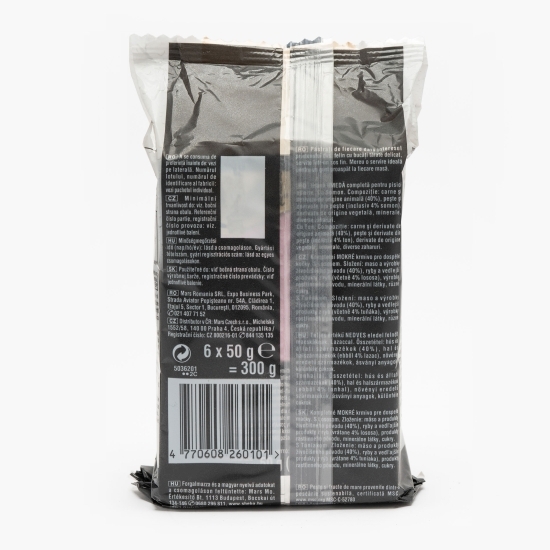 Hrană umedă pentru pisici adulte, 6x50g, cu pește 