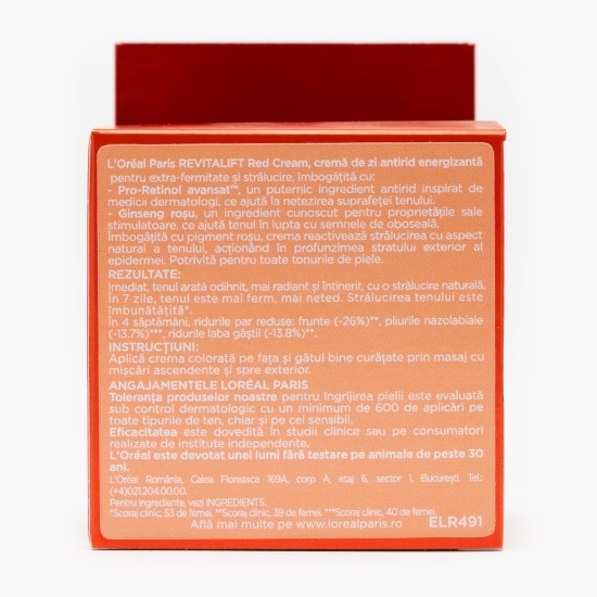 Cremă de zi energizantă Revitalift Red, 50ml