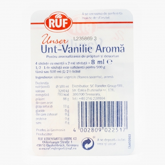 Esență vanilie-unt 4x2ml