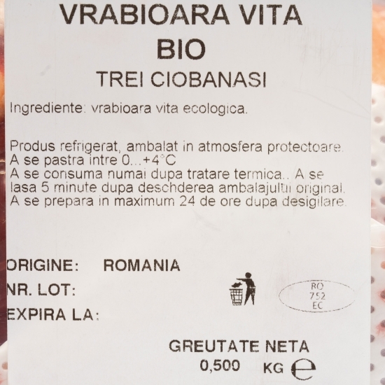 Vrăbioară vită eco 500g