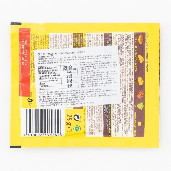 Mix condimente taco 25g