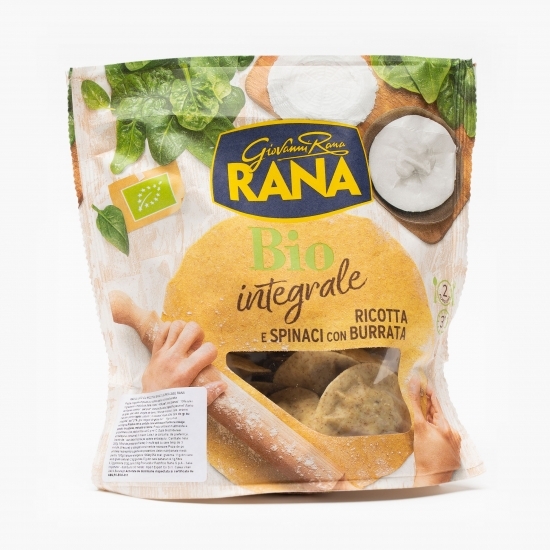 Paste proaspete Ravioli umplute cu ricotta, spanac și burrata, eco 250g