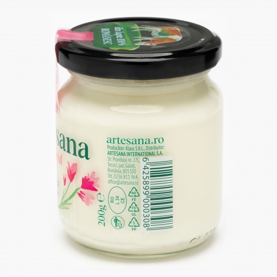Iaurt natural din lapte de vacă 200g